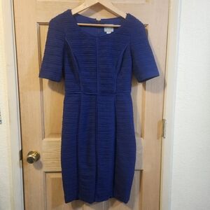 Size 4 Maeve Anthropologie Elegant Blue Women's Dress